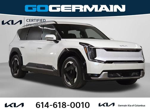 Snow White Pearl 2024 Kia EV9 Land
