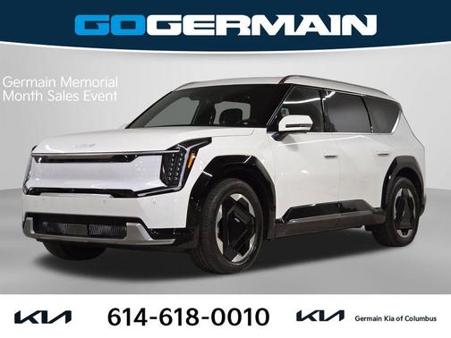 Snow White Pearl 2024 Kia EV9 Land