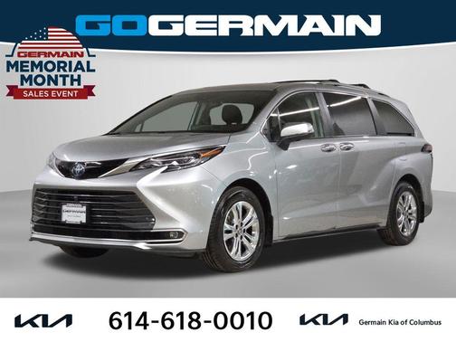 Celestial Silver Metallic 2024 Toyota Sienna Platinum