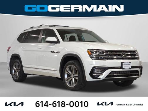 Pure White 2018 Volkswagen Atlas 3.6L SEL