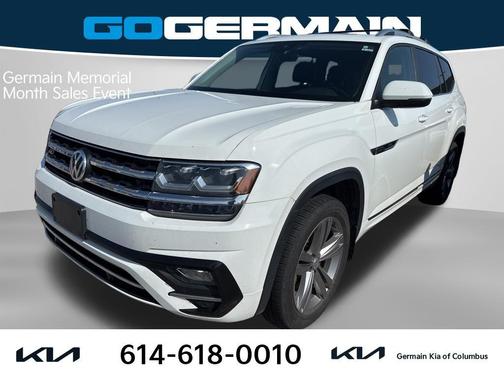 Pure White 2018 Volkswagen Atlas 3.6L SEL