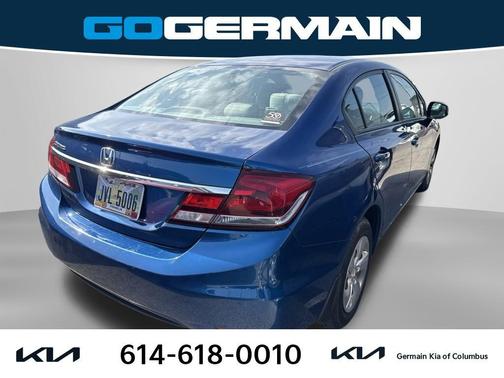 Dyno Blue Pearl 2013 Honda Civic LX