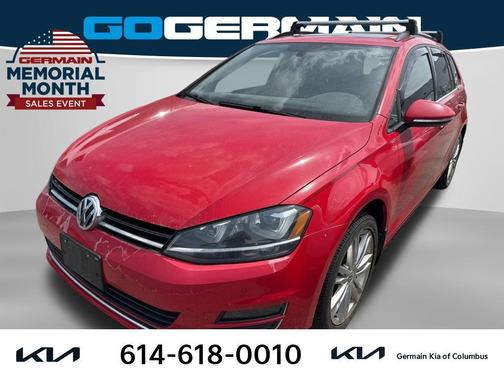 Tornado Red 2015 Volkswagen Golf SportWagen TDI SE 4-Door