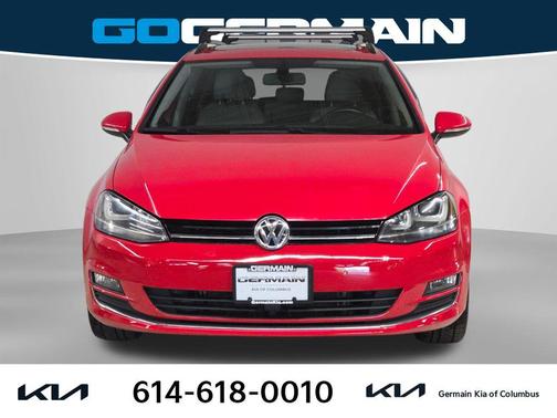Tornado Red 2015 Volkswagen Golf SportWagen TDI SE 4-Door