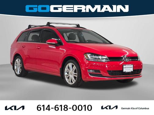 Tornado Red 2015 Volkswagen Golf SportWagen TDI SE 4-Door