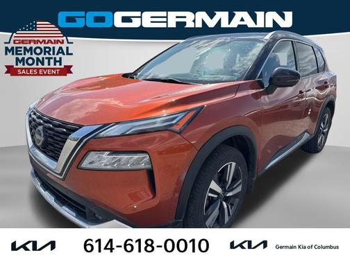 Sunset Drift Chromaflair/Super Black 2022 Nissan Rogue Platinum