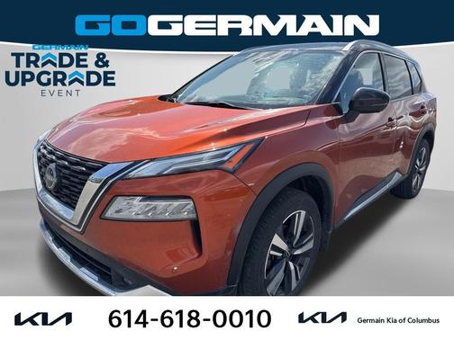 Sunset Drift Chromaflair/Super Black 2022 Nissan Rogue Platinum