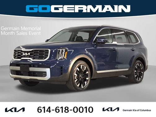 Midnight Lake Blue 2025 Kia Telluride SX