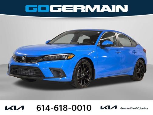 Aegean Blue Metallic 2023 Honda Civic Sport Touring