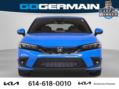 Aegean Blue Metallic 2023 Honda Civic Sport Touring