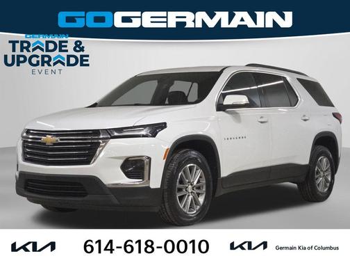 Summit White 2023 Chevrolet Traverse LT Leather