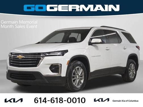 Summit White 2023 Chevrolet Traverse LT Leather