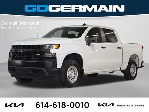 Summit White 2020 Chevrolet Silverado 1500 WT