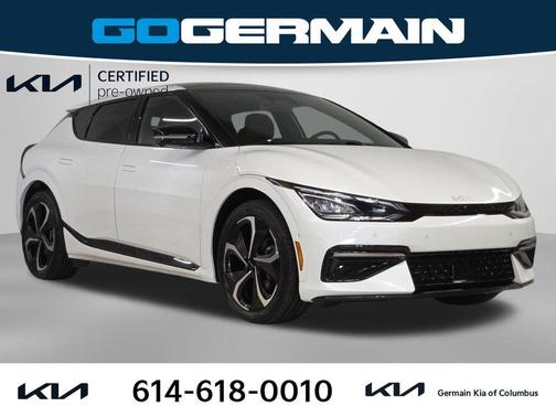 Snow White Pearl 2023 Kia EV6 GT-Line