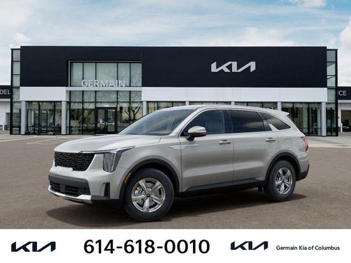 Ivory Silver 2026 Kia Sorento LX