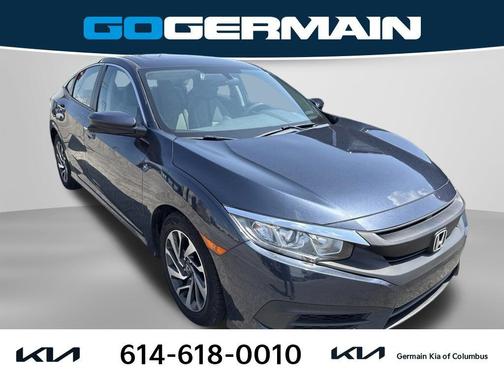 Modern Steel Metallic 2017 Honda Civic EX