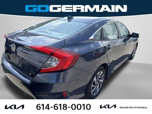 Modern Steel Metallic 2017 Honda Civic EX