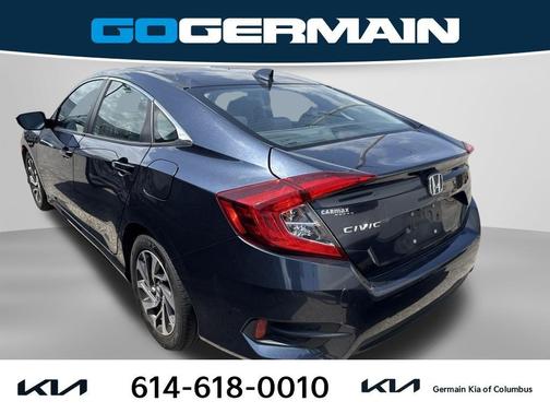 Modern Steel Metallic 2017 Honda Civic EX
