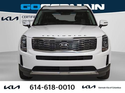 Glacial White Pearl 2021 Kia Telluride S