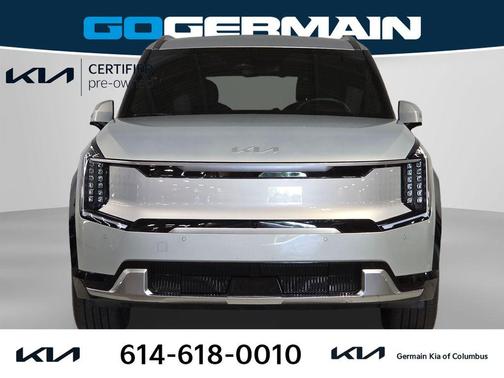 Ivory Silver 2024 Kia EV9 Land