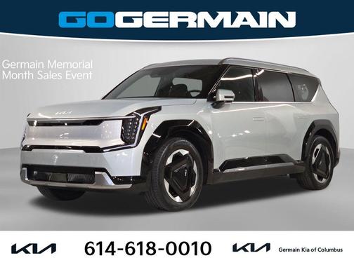 Ivory Silver 2024 Kia EV9 Land