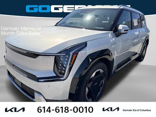 Ivory Silver 2024 Kia EV9 Land