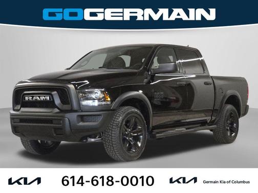 Diamond Black Crystal Pearlcoat 2022 RAM 1500 Classic Warlock Crew Cab 4x4 5'7' Box