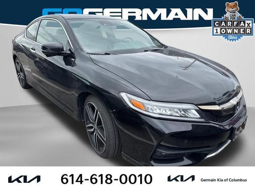 Crystal Black Pearl 2016 Honda Accord Touring