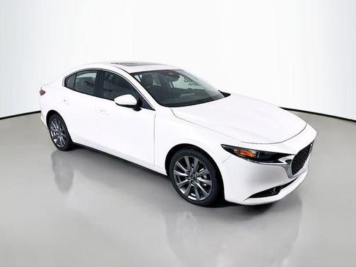 Snowflake White Pearl 2026 Mazda Mazda3 FWD w/Preferred Package
