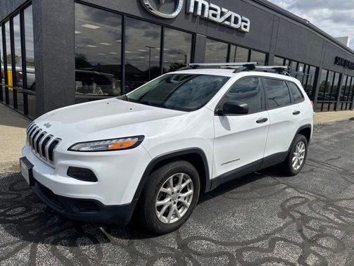 Bright White Clearcoat 2015 Jeep Cherokee Sport