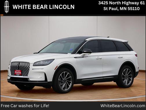 Pristine White Metallic Tri-Coat 2024 Lincoln Corsair Premiere