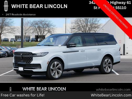 Crystal White 2025 Lincoln Navigator Black Label