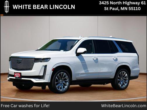 Crystal White Tricoat 2023 Cadillac Escalade Premium Luxury