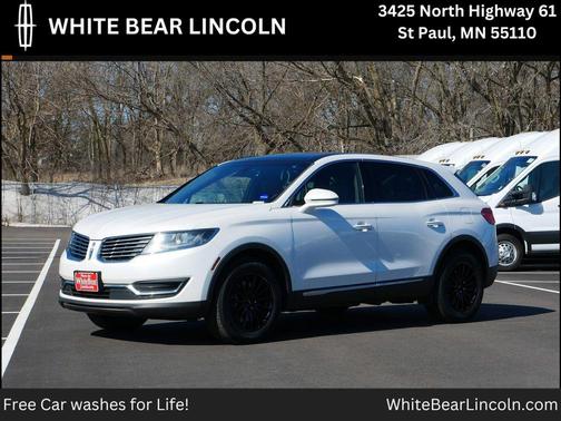White Platinum Metallic Tri-Coat 2016 Lincoln MKX Reserve
