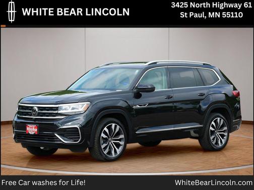 Deep Black 2021 Volkswagen Atlas 3.6L SEL Premium