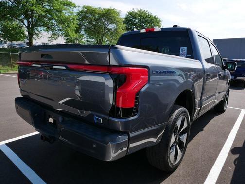 Gray Metallic 2023 Ford F-150 Lightning Platinum