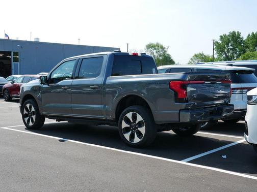 Gray Metallic 2023 Ford F-150 Lightning Platinum