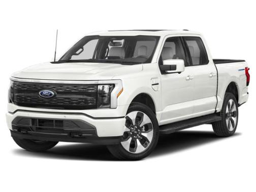Gray Metallic 2023 Ford F-150 Lightning Platinum