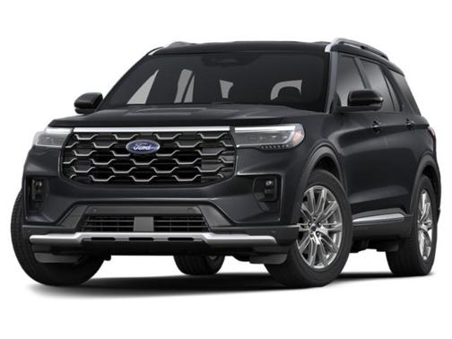 Agate Black Metallic 2025 Ford Explorer Platinum