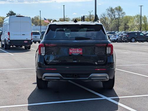 Agate Black Metallic 2025 Ford Explorer Platinum