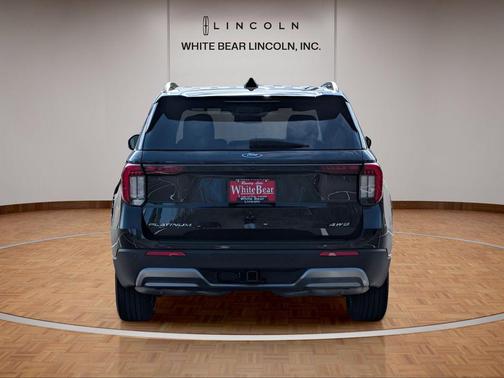 Agate Black Metallic 2025 Ford Explorer Platinum