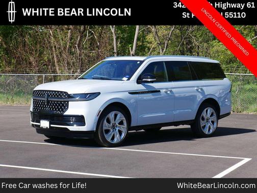 Crystal White 2025 Lincoln Navigator Black Label