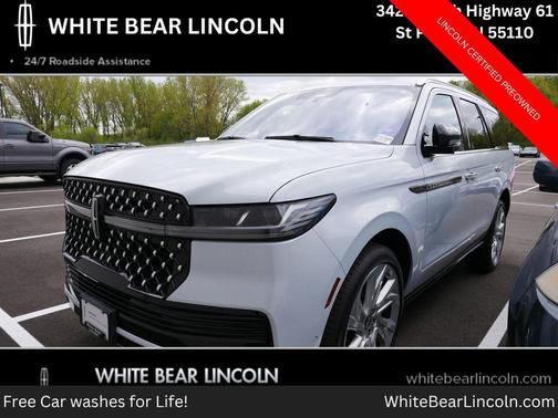 Crystal White 2025 Lincoln Navigator Black Label
