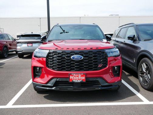 Rapid Red Metallic Tinted Clearcoat 2025 Ford Explorer ST
