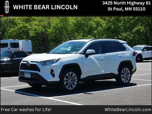 Blizzard Pearl 2021 Toyota RAV4 XLE Premium