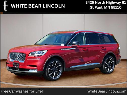 Red Carpet Metallic Tinted Clearcoat 2020 Lincoln Aviator Reserve AWD