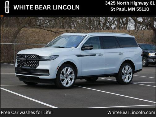 Crystal White 2025 Lincoln Navigator Black Label