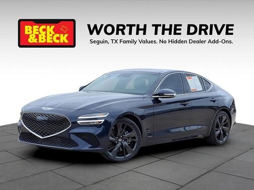 Capri Blue 2023 Genesis G70 3.3T RWD