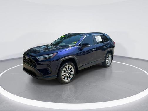 Blue 2025 Toyota RAV4 XLE Premium
