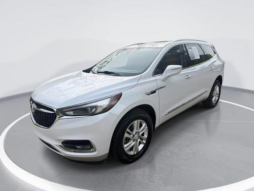 White Frost Tri-Coat 2019 Buick Enclave Essence
